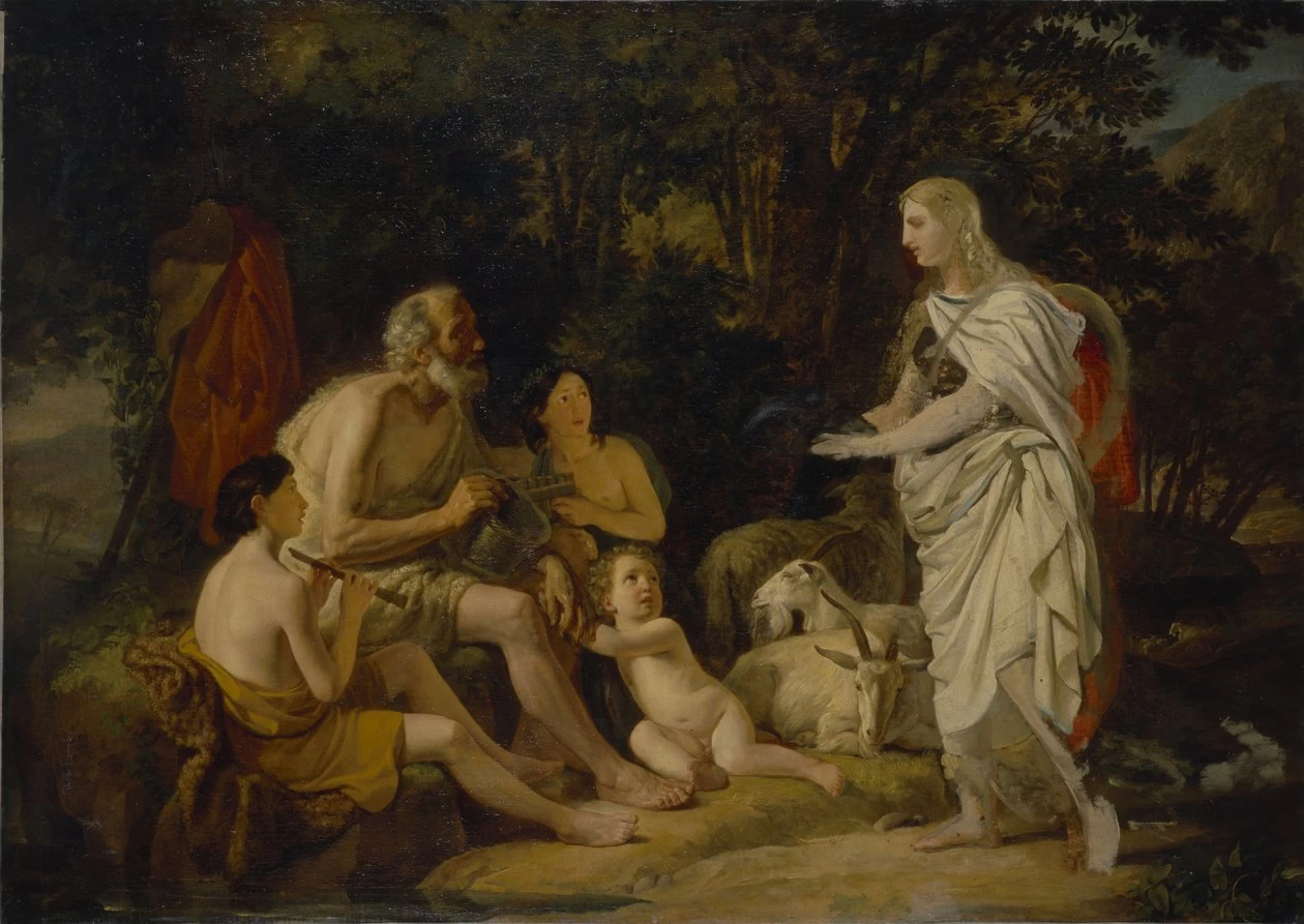 Erminia e i pastori, 1824